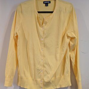 Lands' End Yellow Sweater